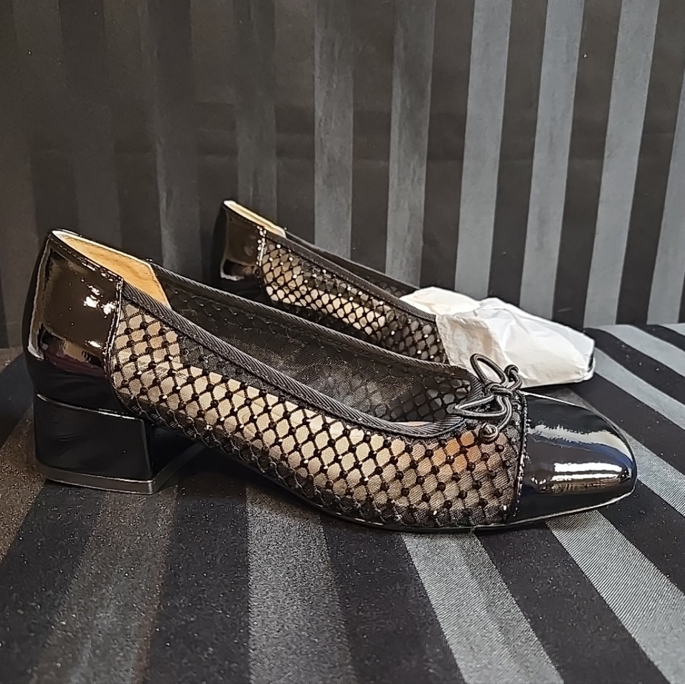 New Damaged Box Style Charles David Women's US 6.5 Zena Square Cap Toe Low Heel - Picture 5 of 14